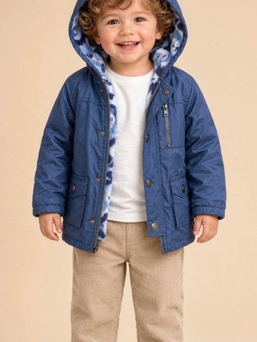 Mick Mack Kids' Blue and Navy Jacket